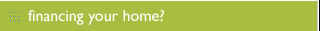 Financing your home